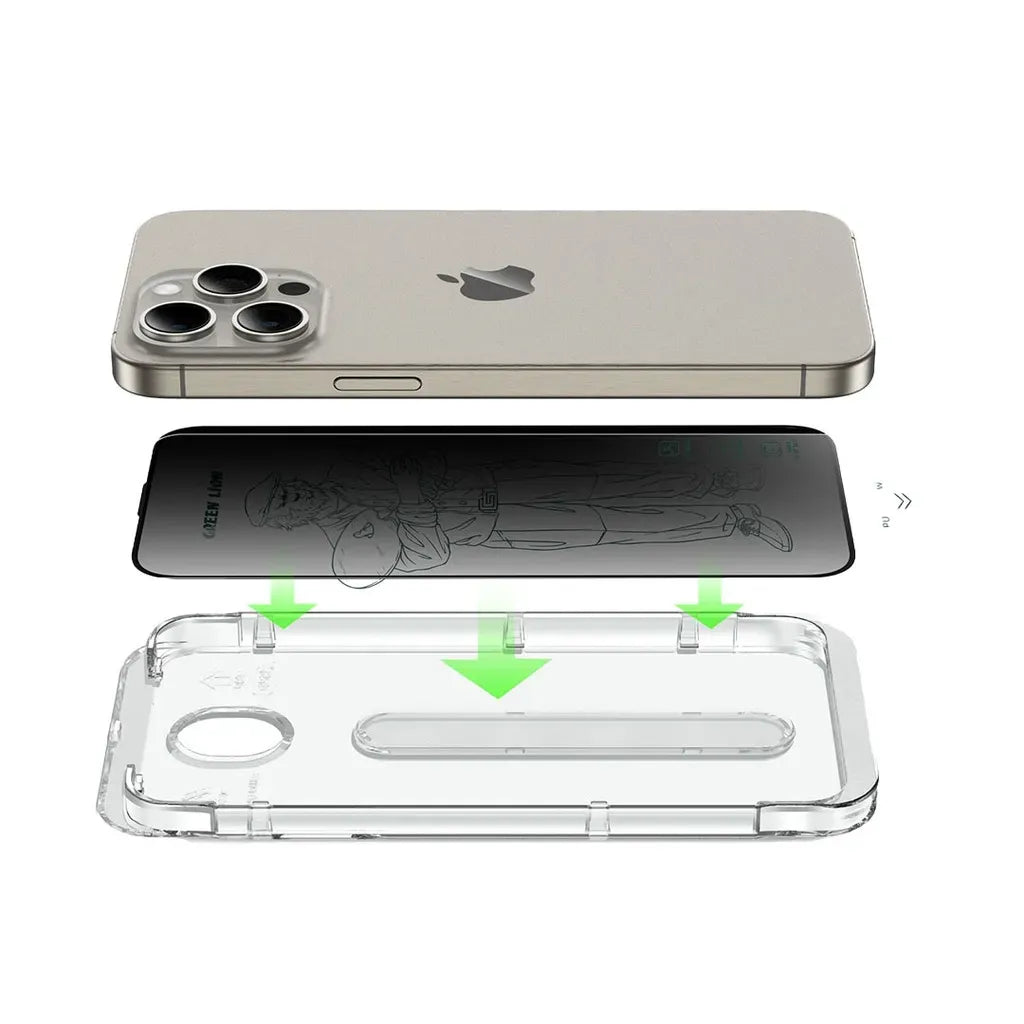 Green Lion Picasso 3 DGlass With Alignment Tray - Black Edge/Clear – image 9