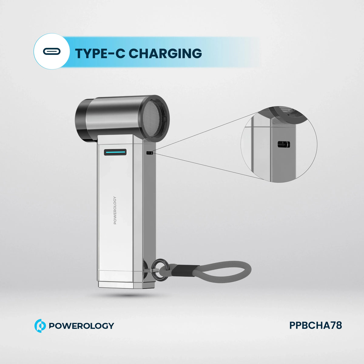 Powerology Turbo Jet Fan Vacuum Silver – image 16