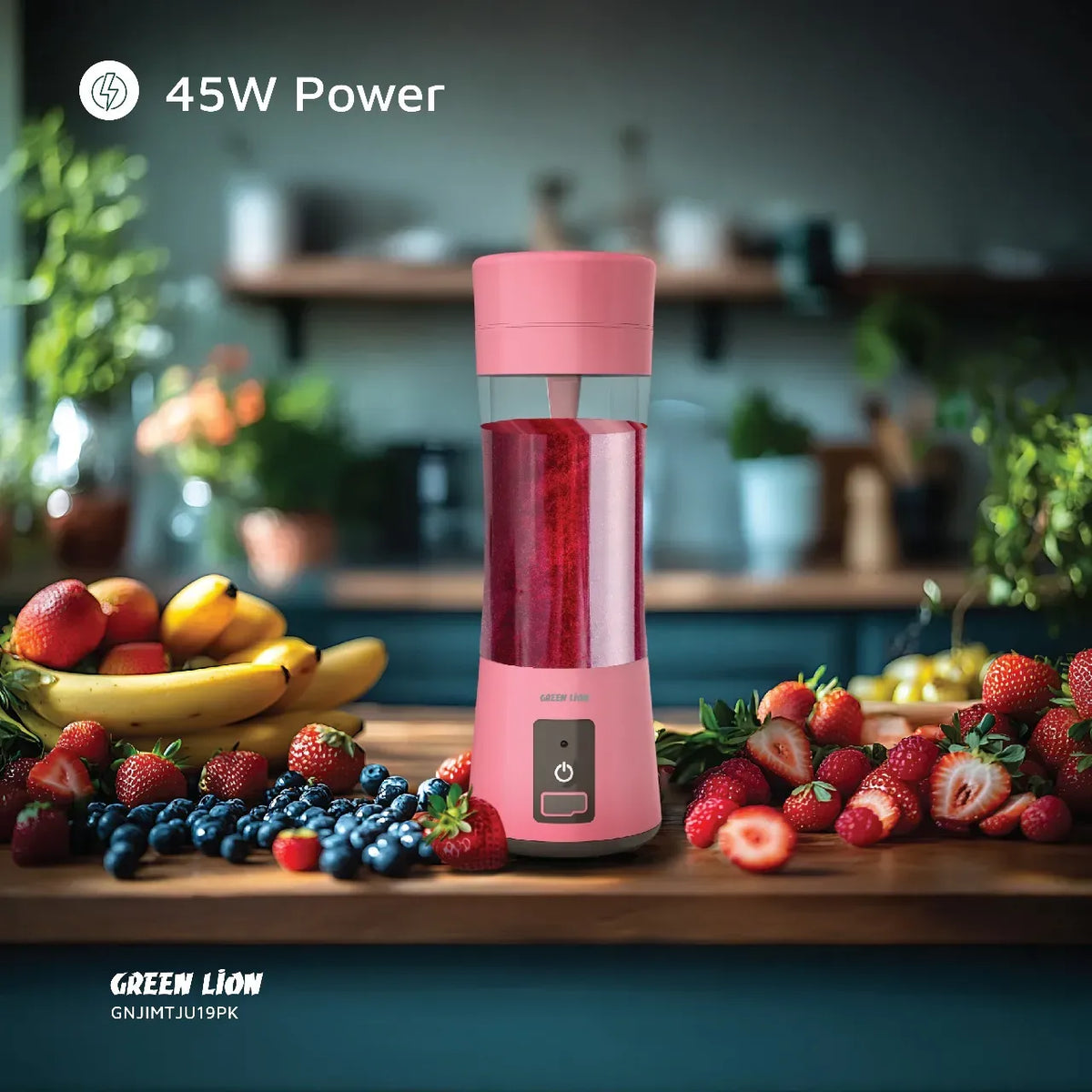 Green Lion Juice Mate Portable Juicer 380 ml - Pink – image 3