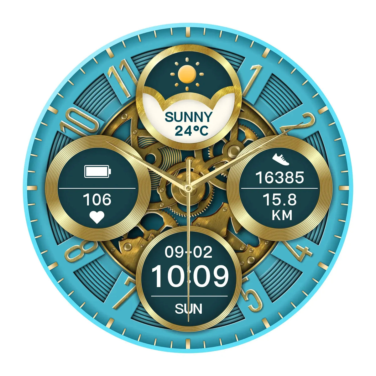 Green Lion GT-FITSmart Watch - BLUE – image 7
