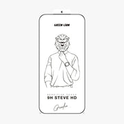 Green Lion 9 HSteve HD Screen Protector - Black Edge/Clear
