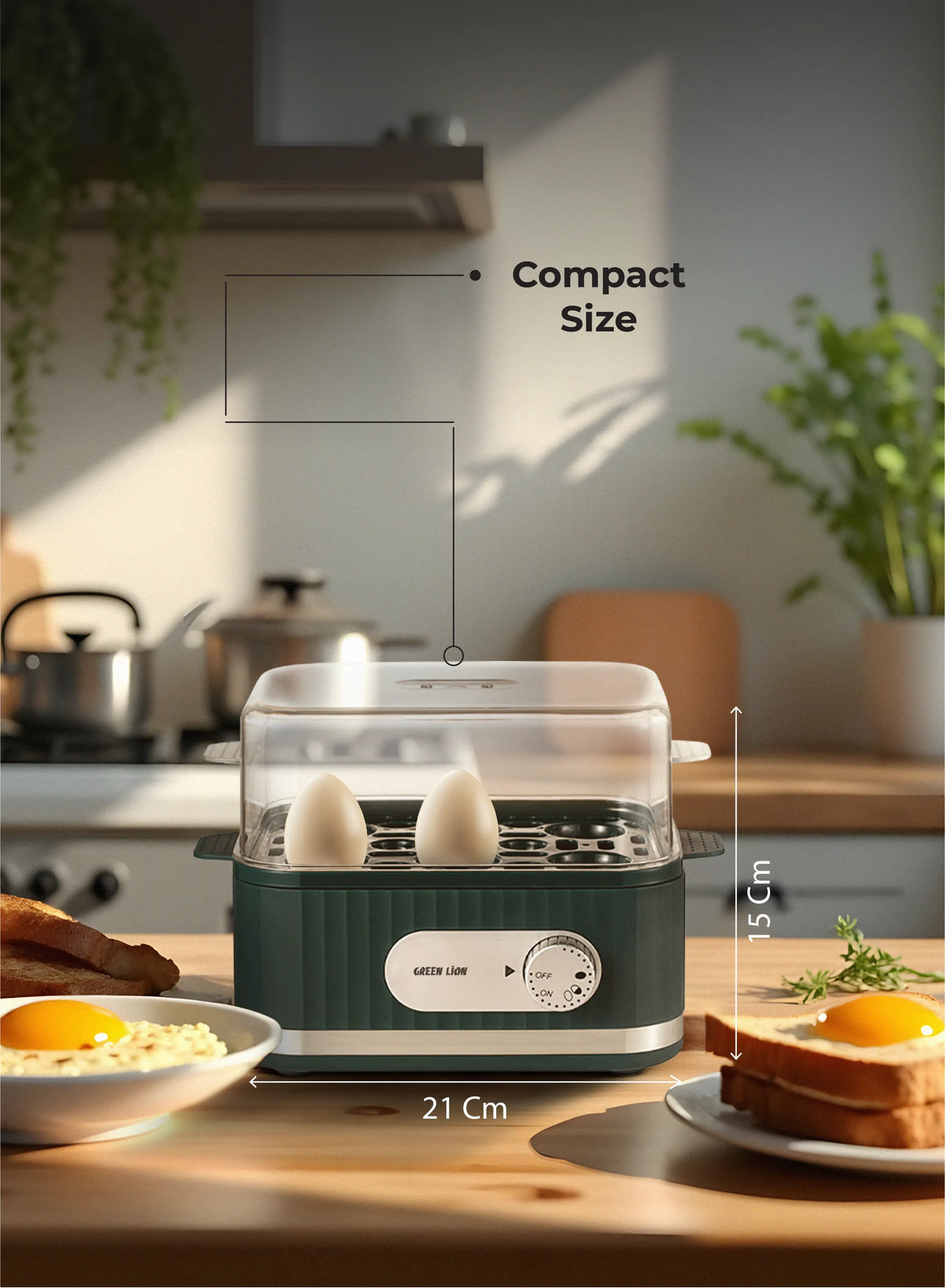 Green Lion Smart Egg Cooker – image 10