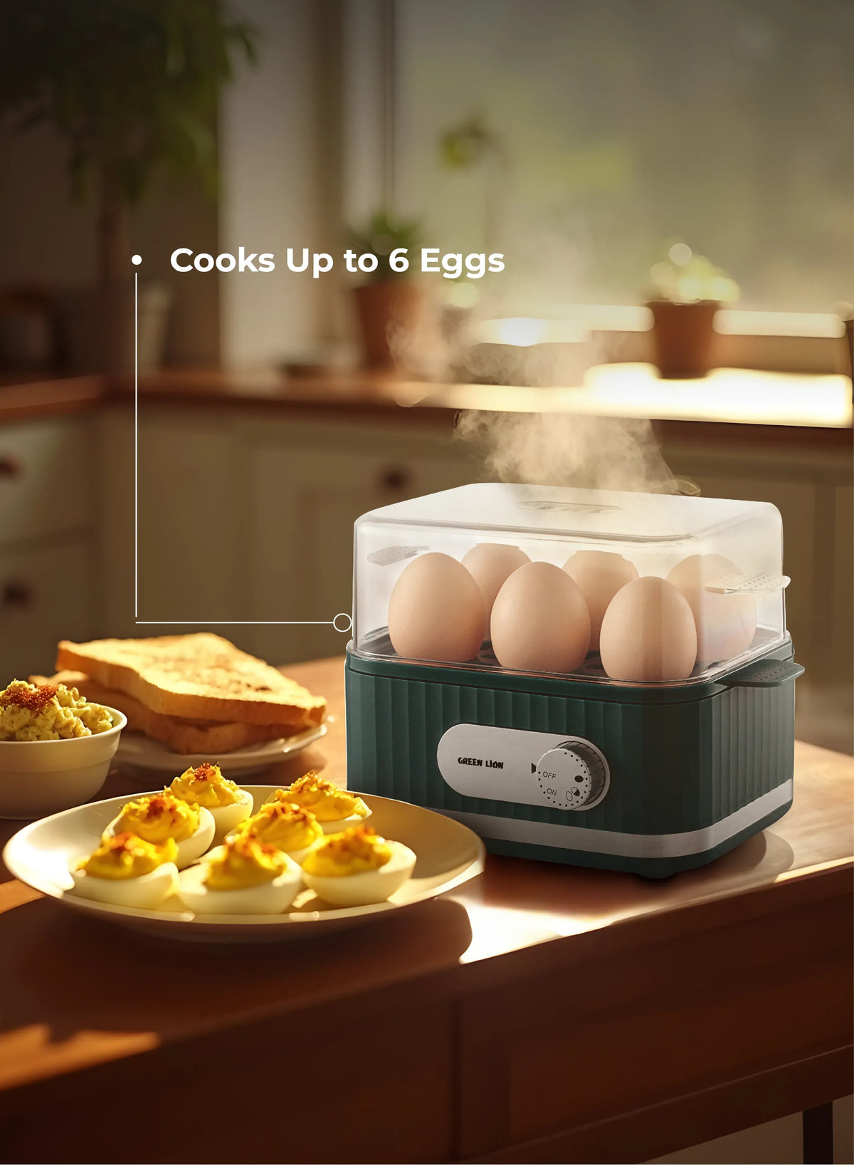 Green Lion Smart Egg Cooker – image 7