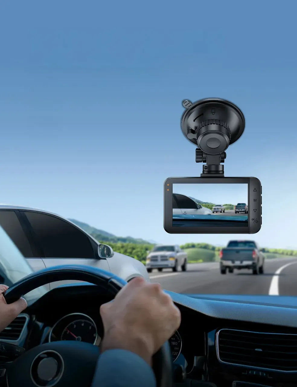 Green Lion Dash Cam Pro Front and Rear Black – image 9
