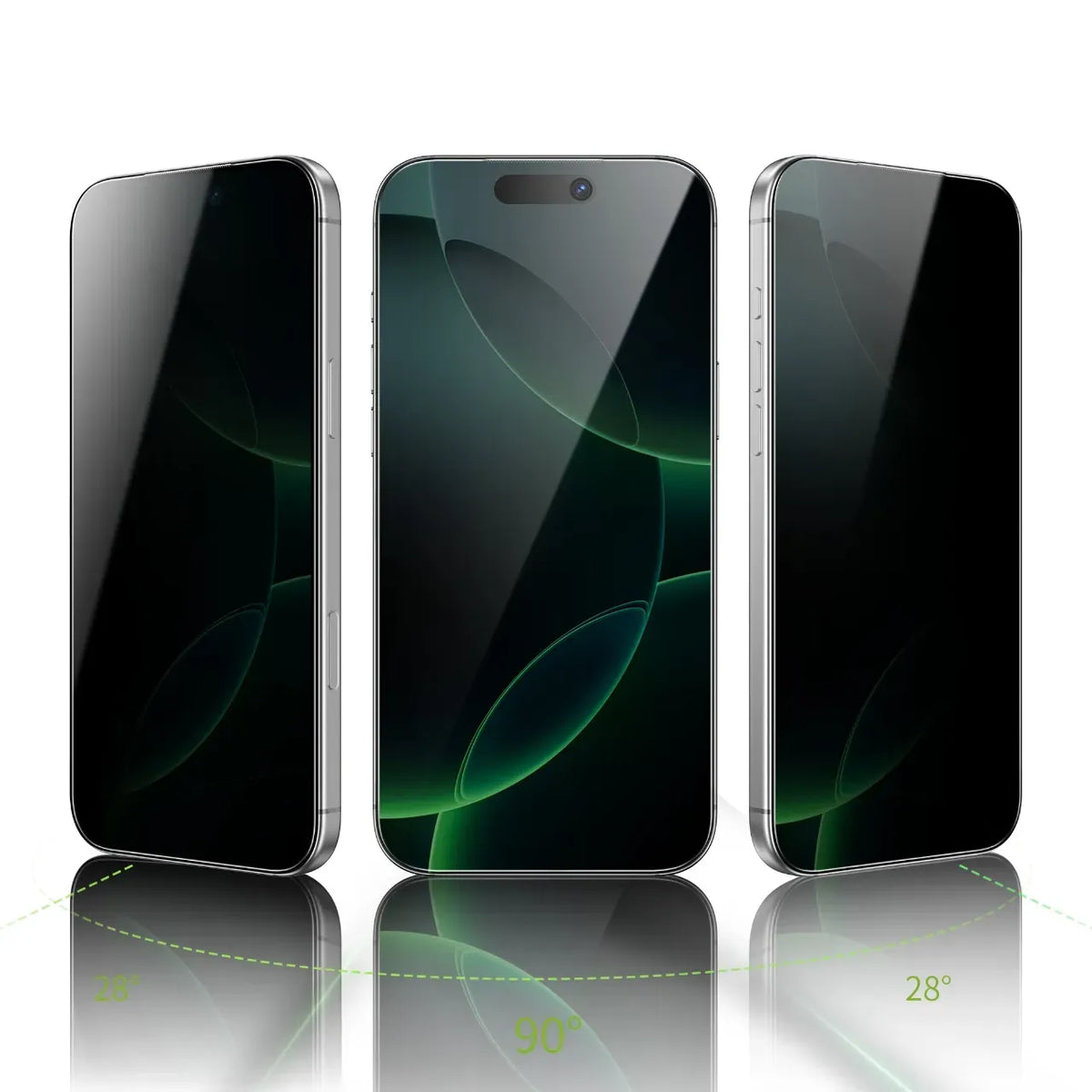 Green Lion Diego Pet Privacy Screen Protector - Black Edge/Privacy