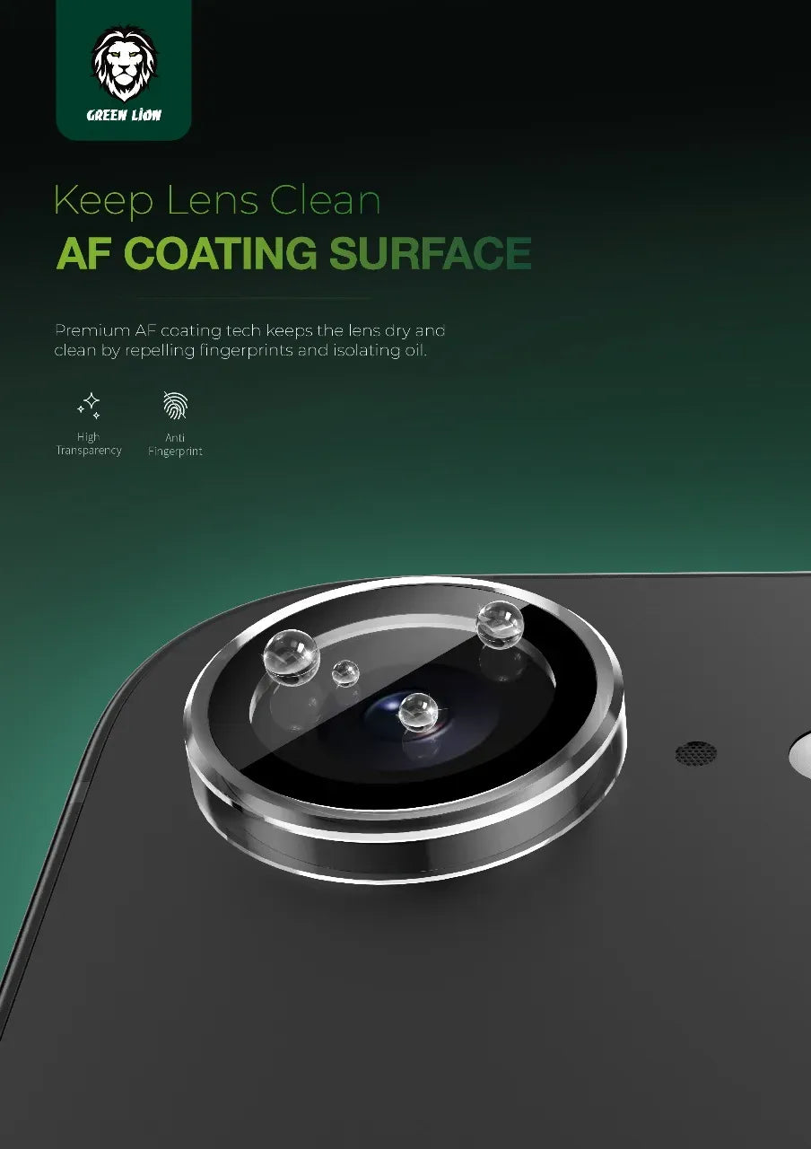 Green Lion Solo Camera Lens for Iphone 16e Clear – image 12