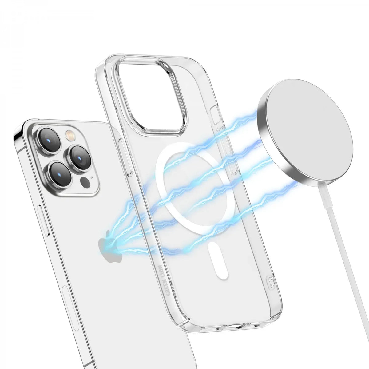 Green Lion Mag Safe Delgado Case - Clear – image 2
