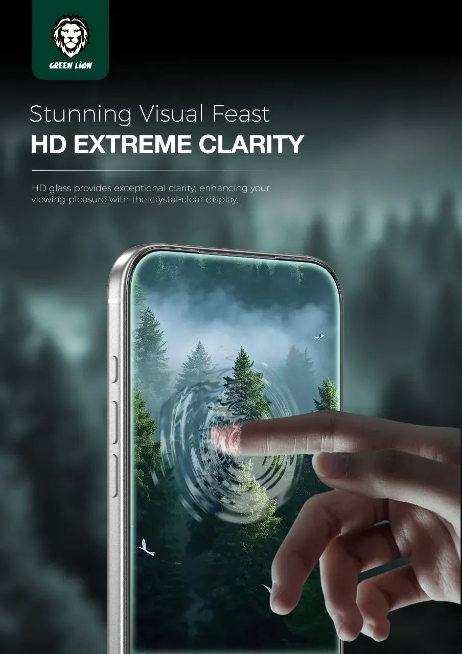 Green Lion 3 DSilicone Plus Screen Protector - Black Edge/Clear – image 8