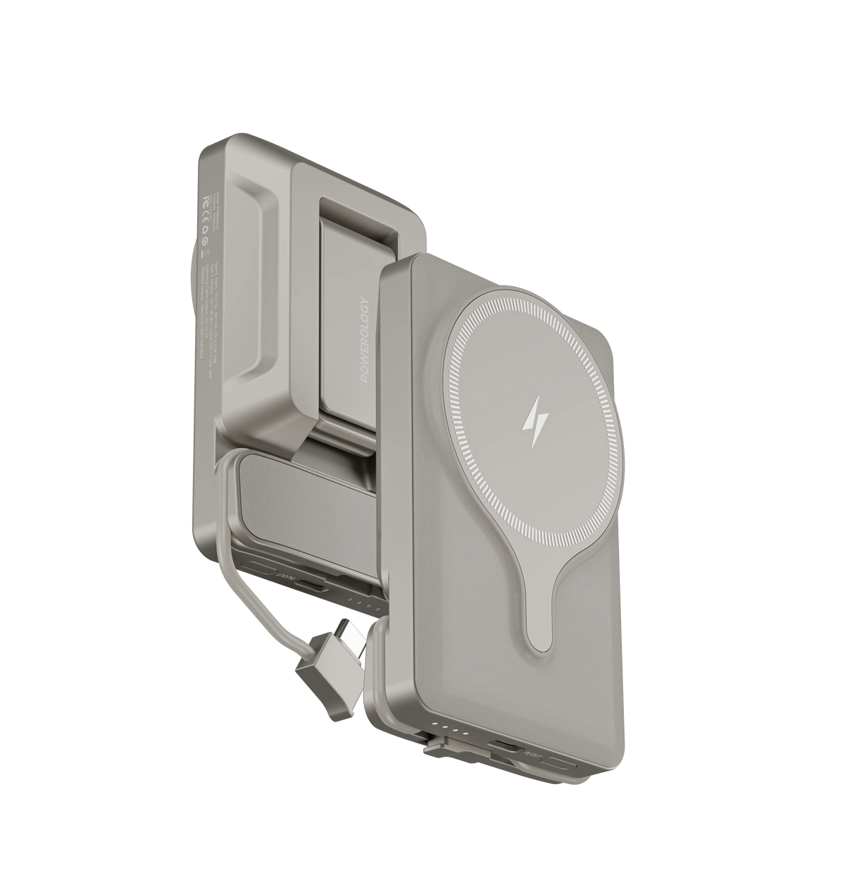 Powerology 5000 m Ah Power Bank MagSafe Charging Air-Vent Mount - Titanum – image 20