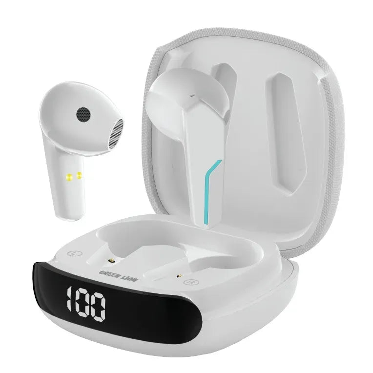 Green Lion Interlaken True Wireless Earbuds - White