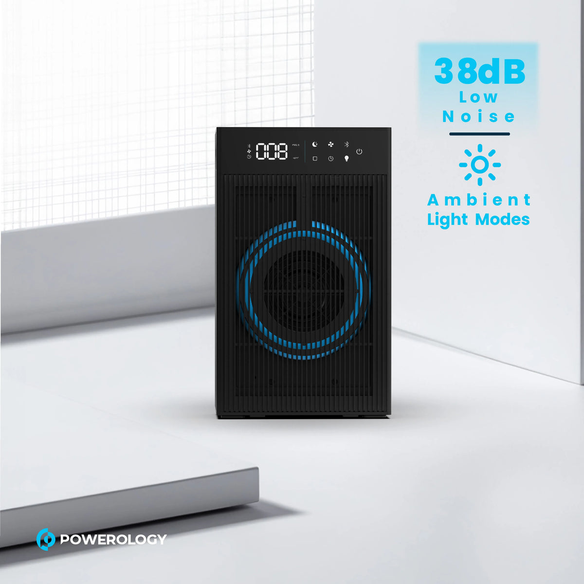 Powerology Smart Air Purifier Black – image 6