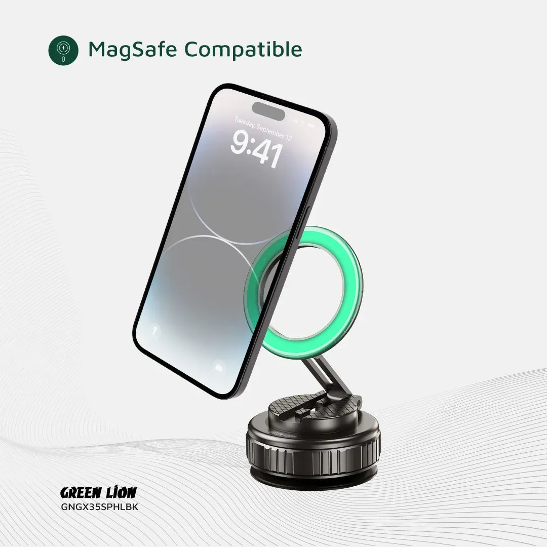 Green Lion Gx 35 Suction Phone Holder Black – image 7