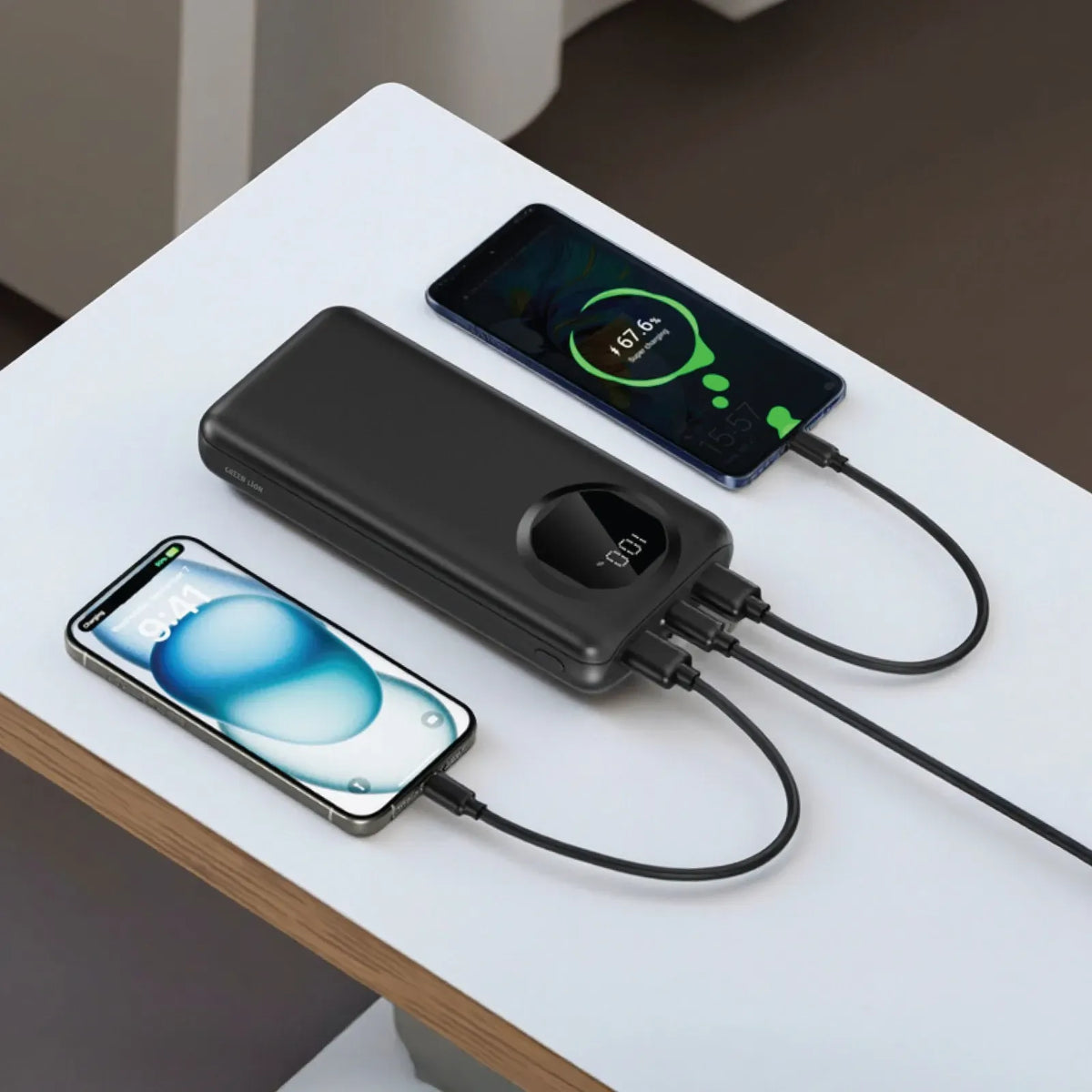 Green Lion Nairo 20000mAh Power Bank PD 20w Black – image 2