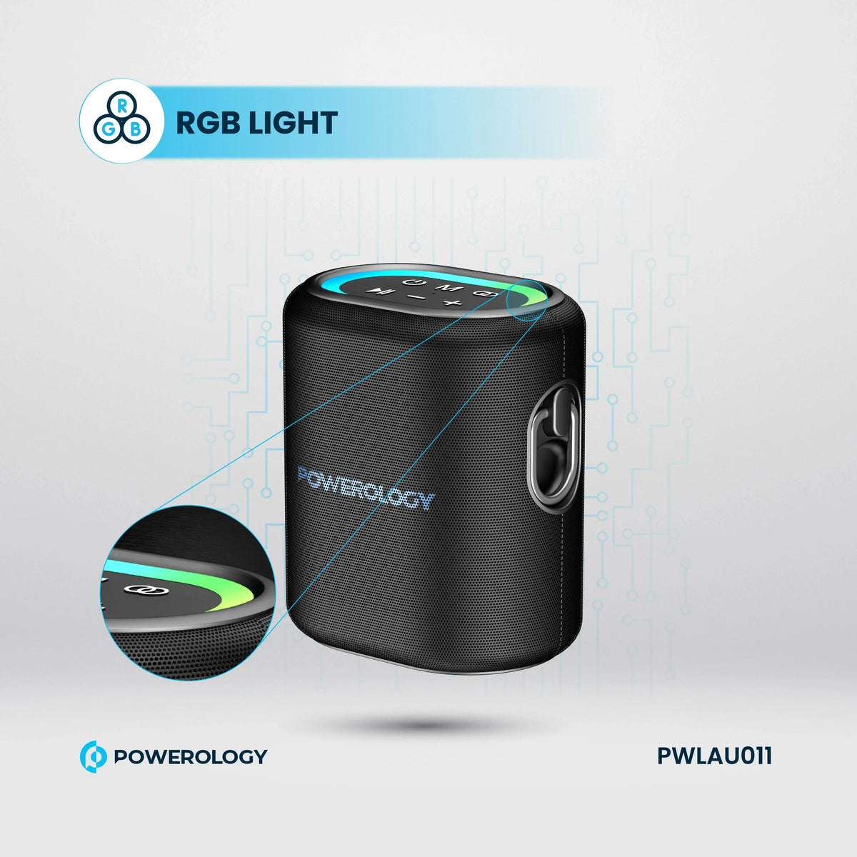 Powerology Portable Loud Speaker Black – image 14