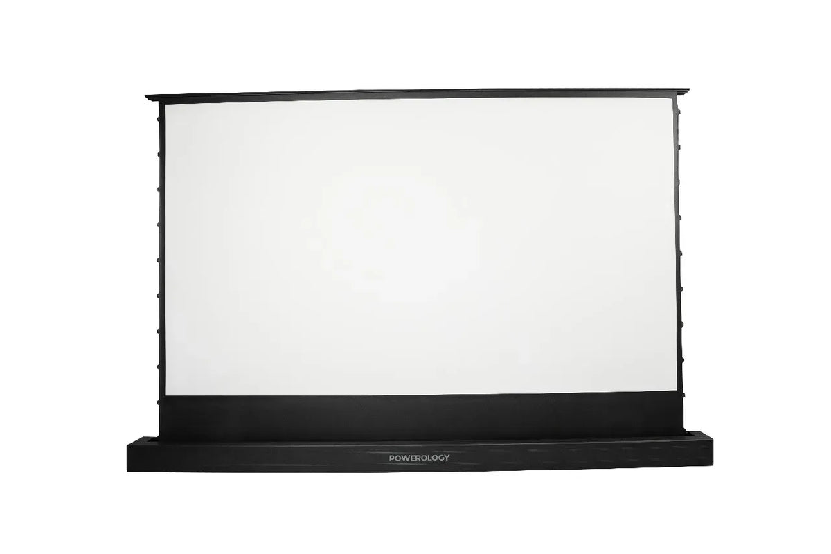 Powerology 100 Motorised Floor Projection Screen White – image 2