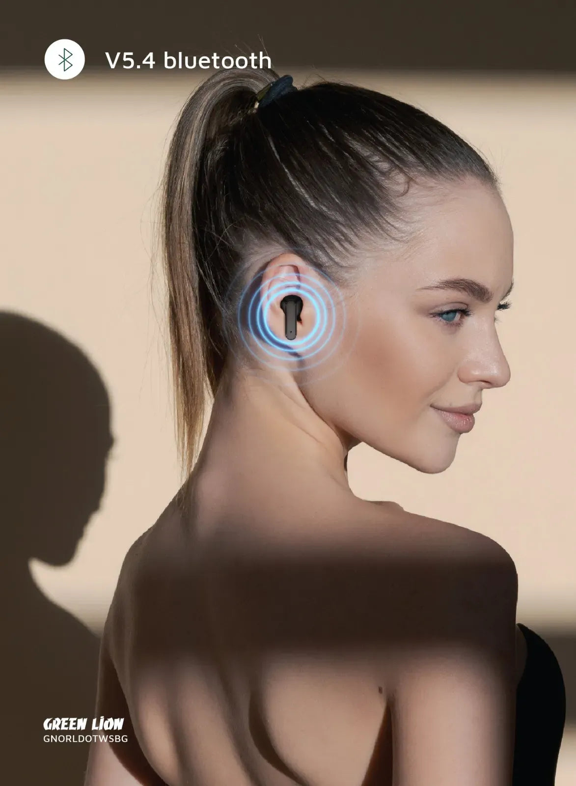 Green Lion Orlando True Wireless Earbuds - Black – image 6