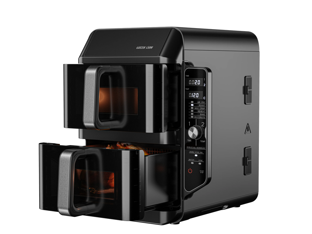 Green Lion Double Decker Pro Digital Air Fryer 10 2l Black – image 1