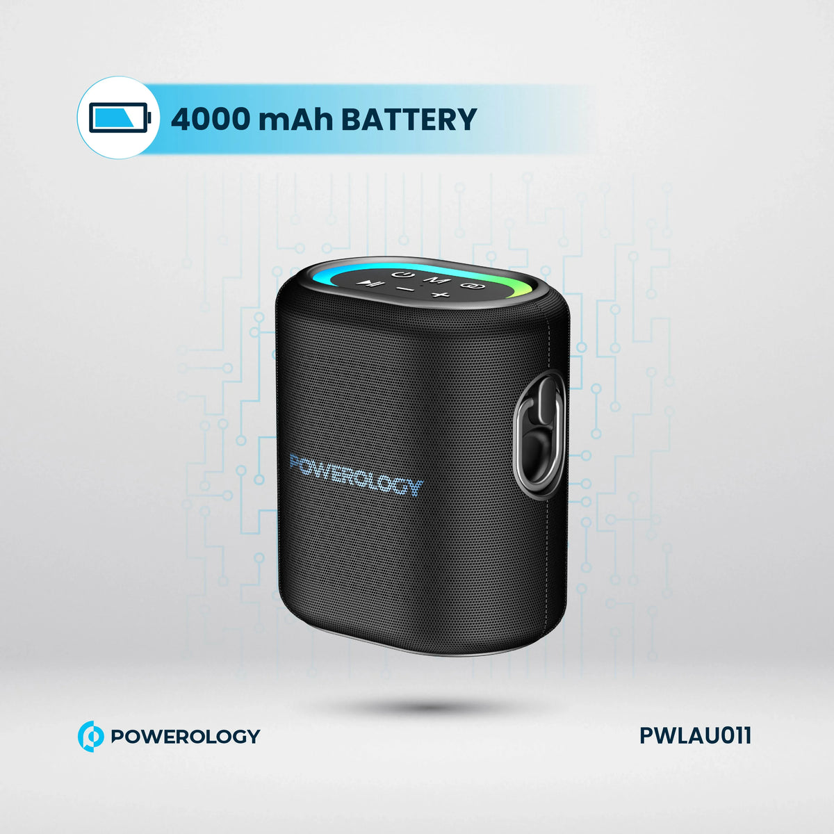 Powerology Portable Loud Speaker Black – image 17