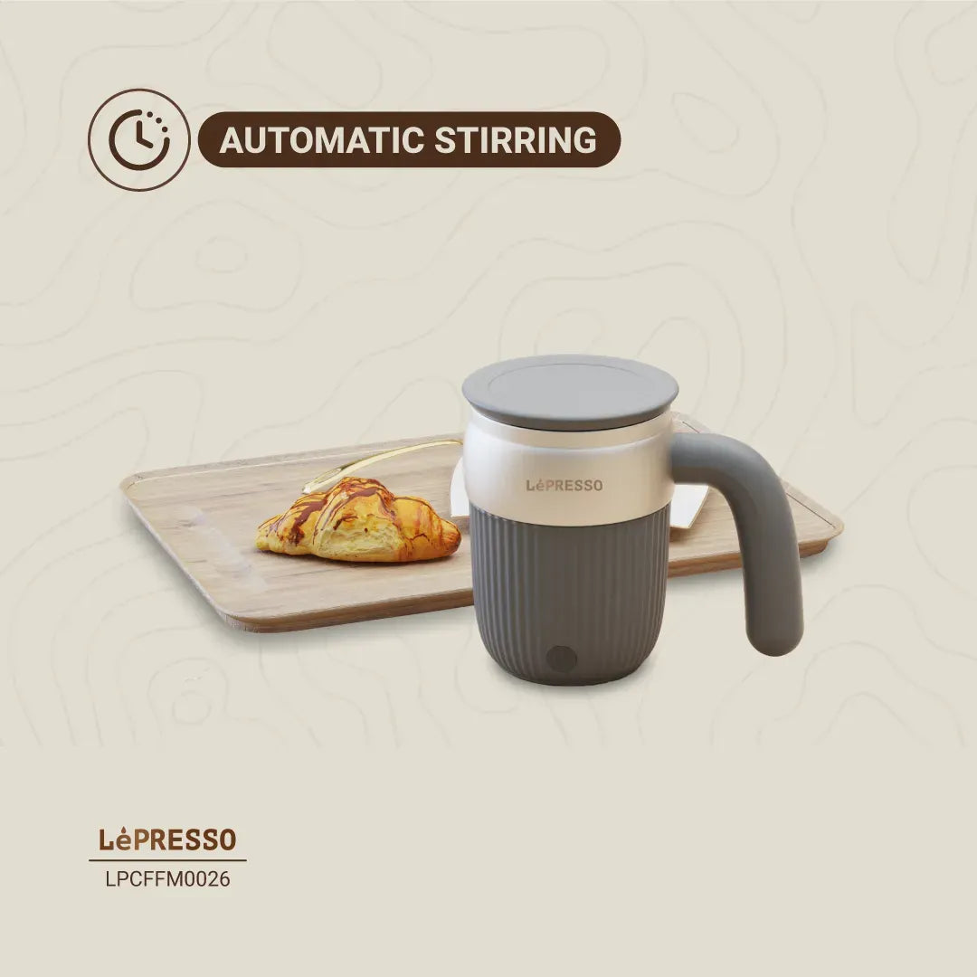 LePresso Auto Magnetic Stirring Mug 450ml Gray – image 6