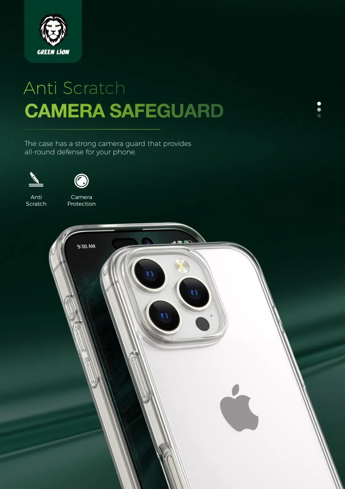 Green Lion Crystal Clear Case – image 10