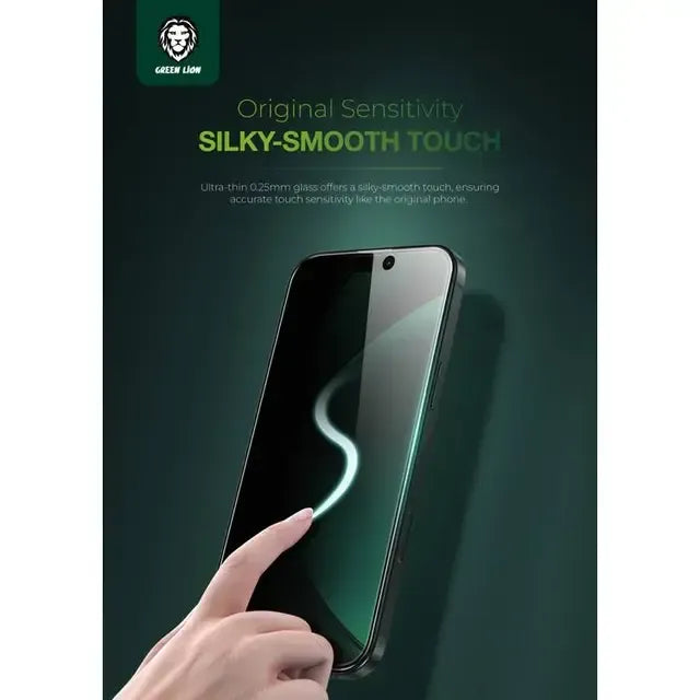 Green Lion 3 DSilicone Plus Screen Protector - Black Edge/Privacy – image 14