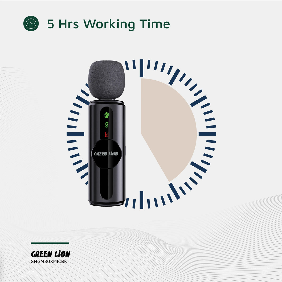 Green Lion Gm 80x Microphone 3 in 1 Black – image 8
