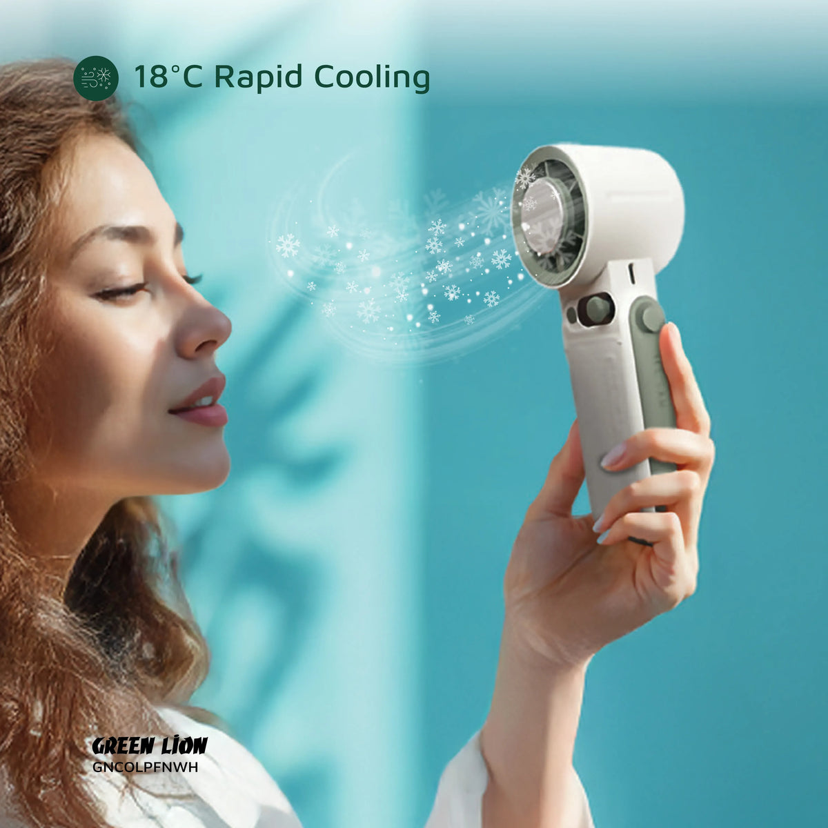 Green Lion Coolio Portable Fan - White – image 13