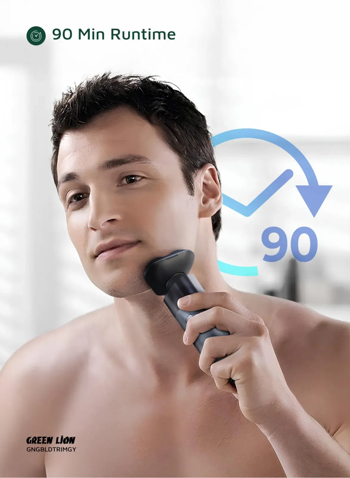 Green Lion G Blade Hair Nose Trimmer Shaver Gray – image 10