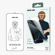 Green Lion 9 HSteve HD Screen Protector - Black Edge/Clear