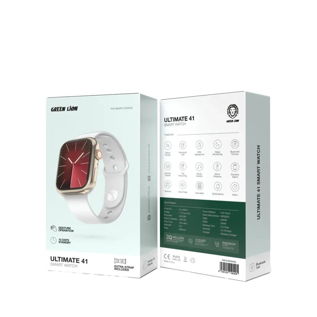 Green Lion Ultimate 41 Smart Watch - Silver – image 2