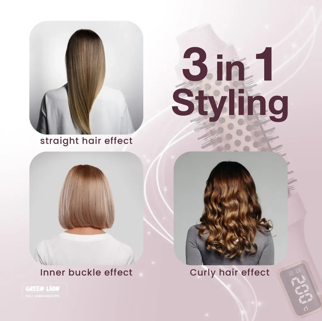 Green Lion BELLAHair Styling Comb - Pink – image 9