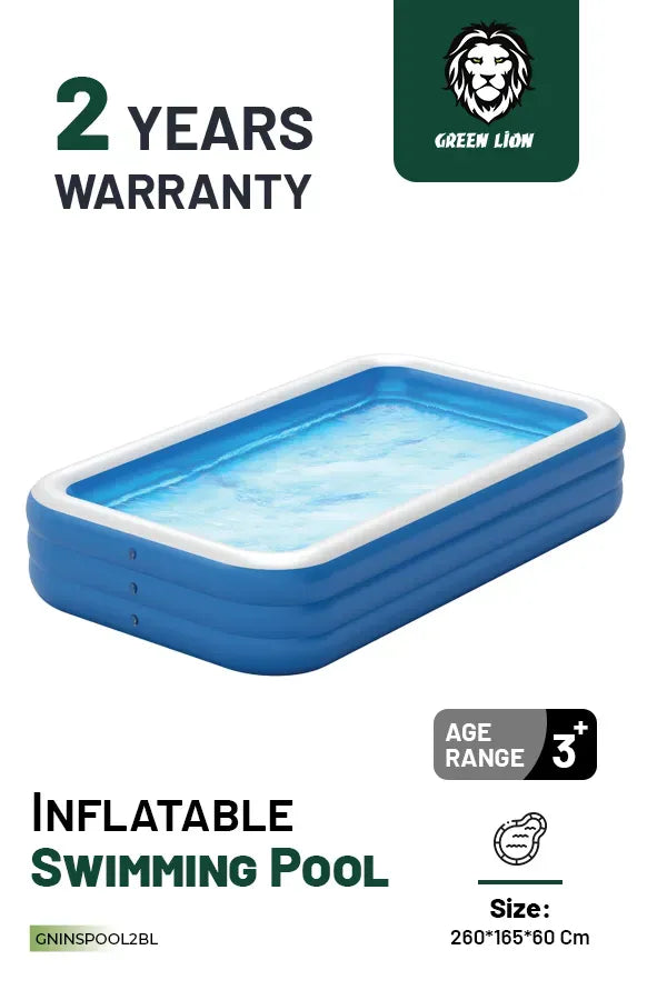 Green Lion Inflatable Swimming Pool - Blue – image 9