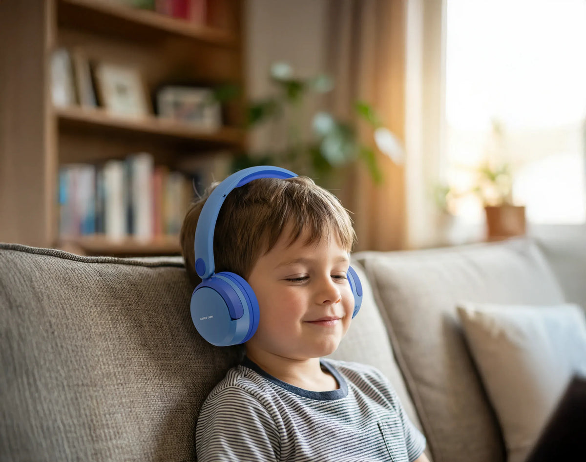 Green Lion GK-700 Kids Headphones - Blue – image 3