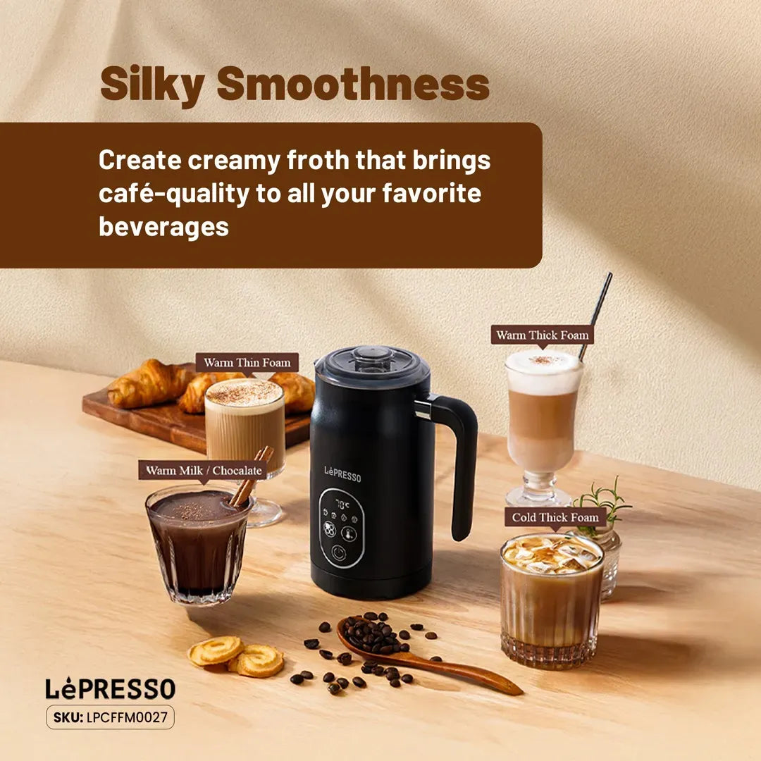 LePresso Four Froth Milk Frother Black – image 12