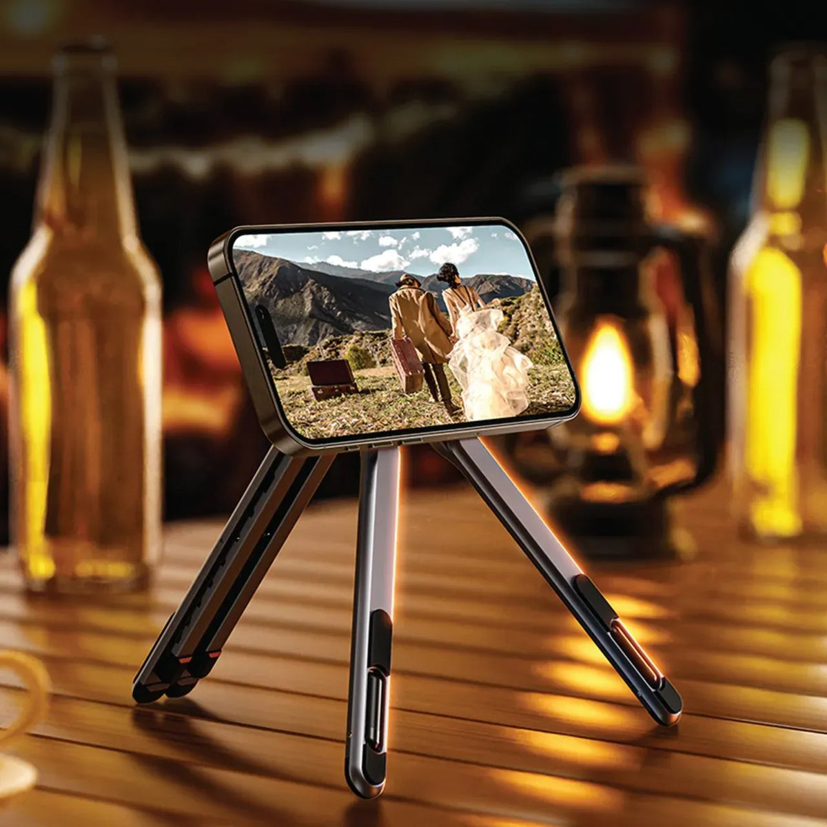 Green Lion Mag Fold Stand for Laptop Tablets Phones Gray – image 4