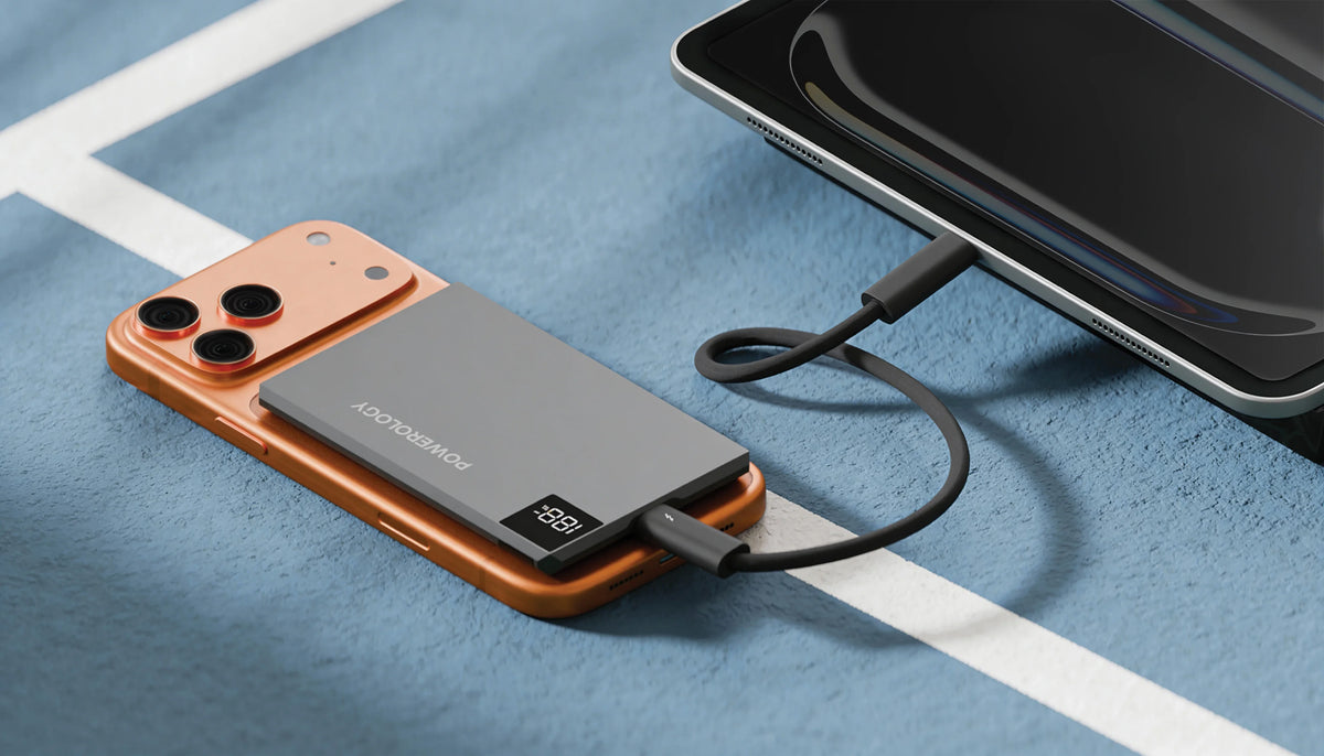Powerology Tender 5000mAh MagSafe Slim Power Bank Gray – image 2
