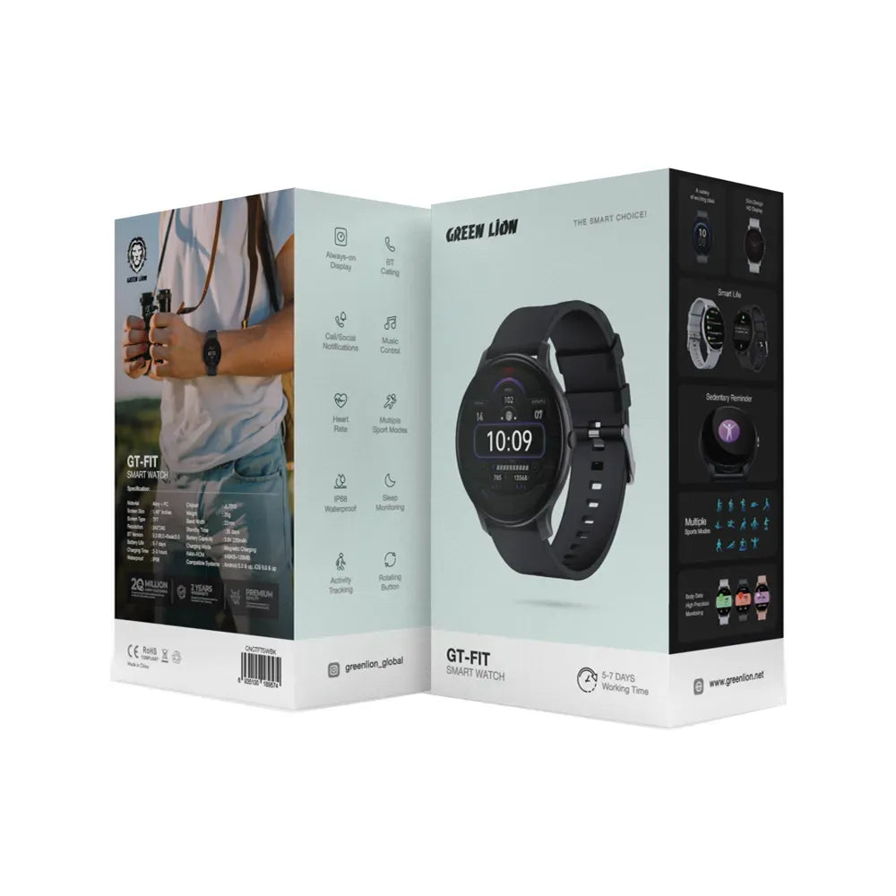 Green Lion GT-FITSmart Watch - Black – image 2