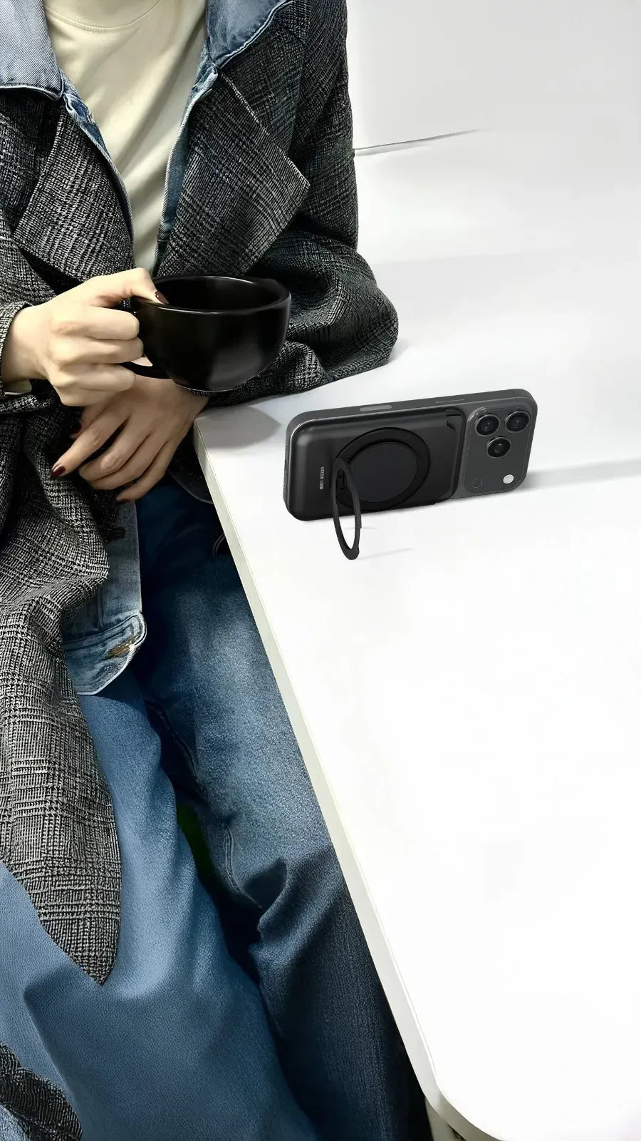 Green Lion W4 MagSafe Wallet Card Holder Black – image 2