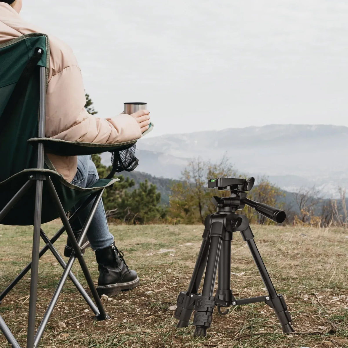 Green Lion Gtp 50 Tripod Professional Aluminum Black – image 4