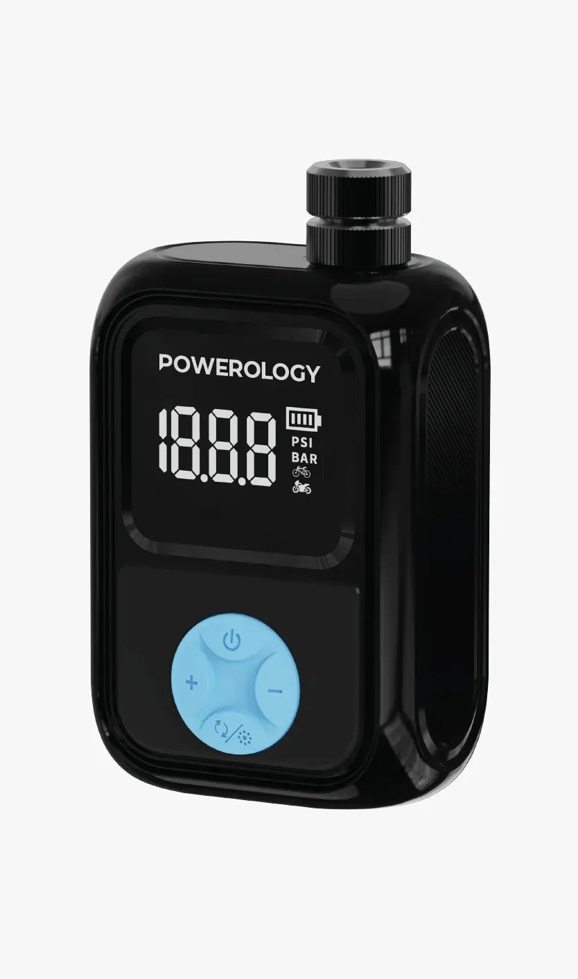Powerology Portable Electric Tire Inflator Black – image 4