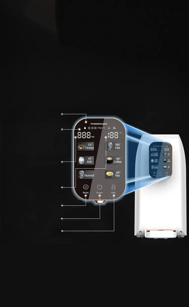 Powerology Reverse Osmosis Water Purifier Dispenser White – image 2