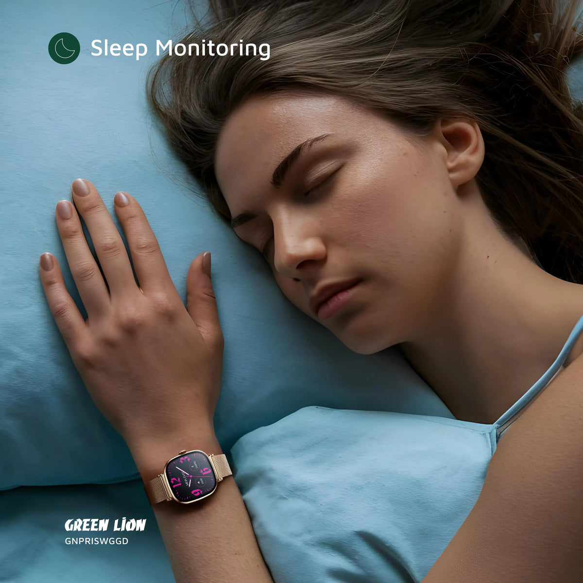 Green Lion Princess Smart Watch - GlossyGold – image 10
