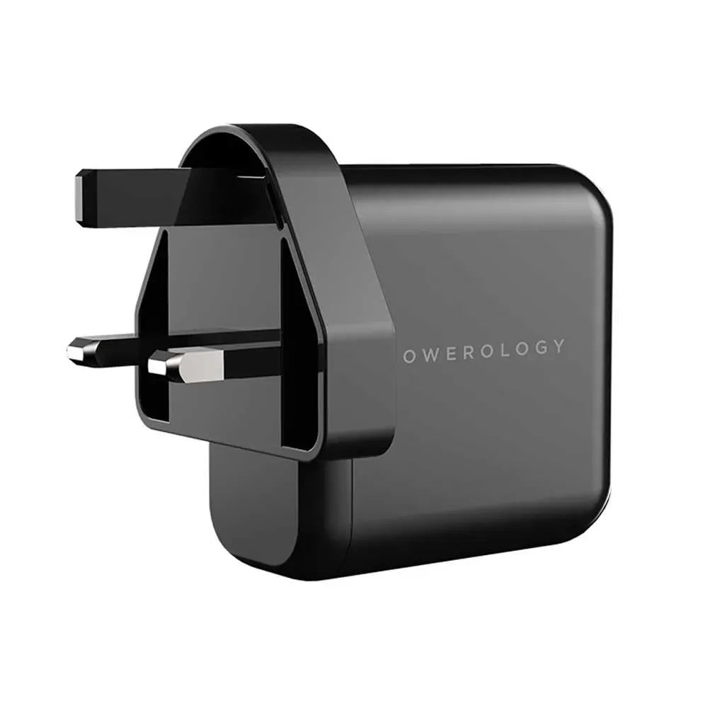 Powerology 3 Port 65w Gan Charger with PD Uk Black – image 5