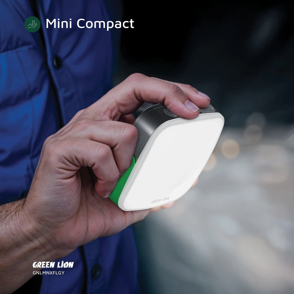 Green Lion Lumenix Portable LED Light with Power Bank 2000mahx2 Gray – image 11