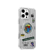 Green Lion Globe MagSafe Case - Silver