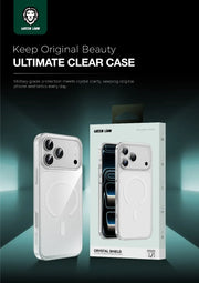 Green Lion Crystal Shield Ultra Clear Mag Safe Case