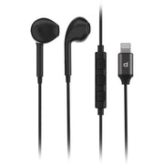 Powerology Stereo Earphone Lightning Connector 1.2 m/4 ft - Black