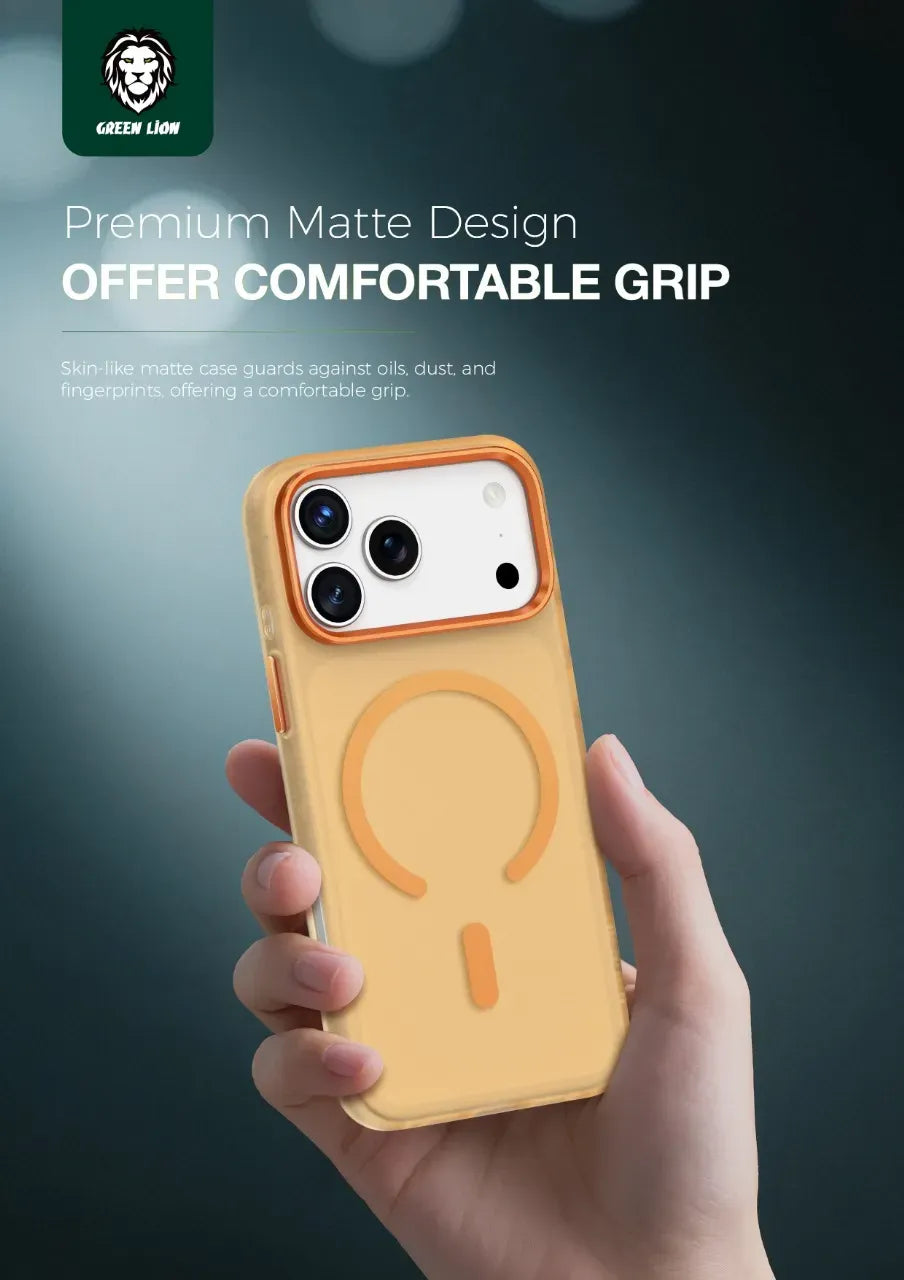 Green Lion Matte Mag Safe X Case - Orange Titanium – image 2