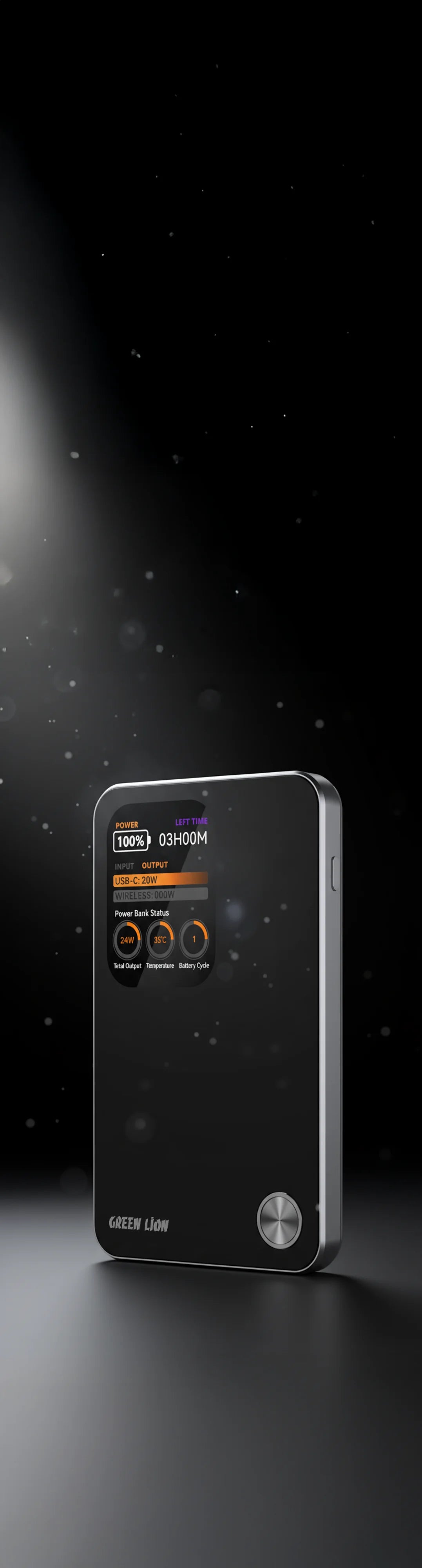 Green Lion G-Mag 3 IN 1 10000 m Ah Power Bank PD 20 W - Black – image 1