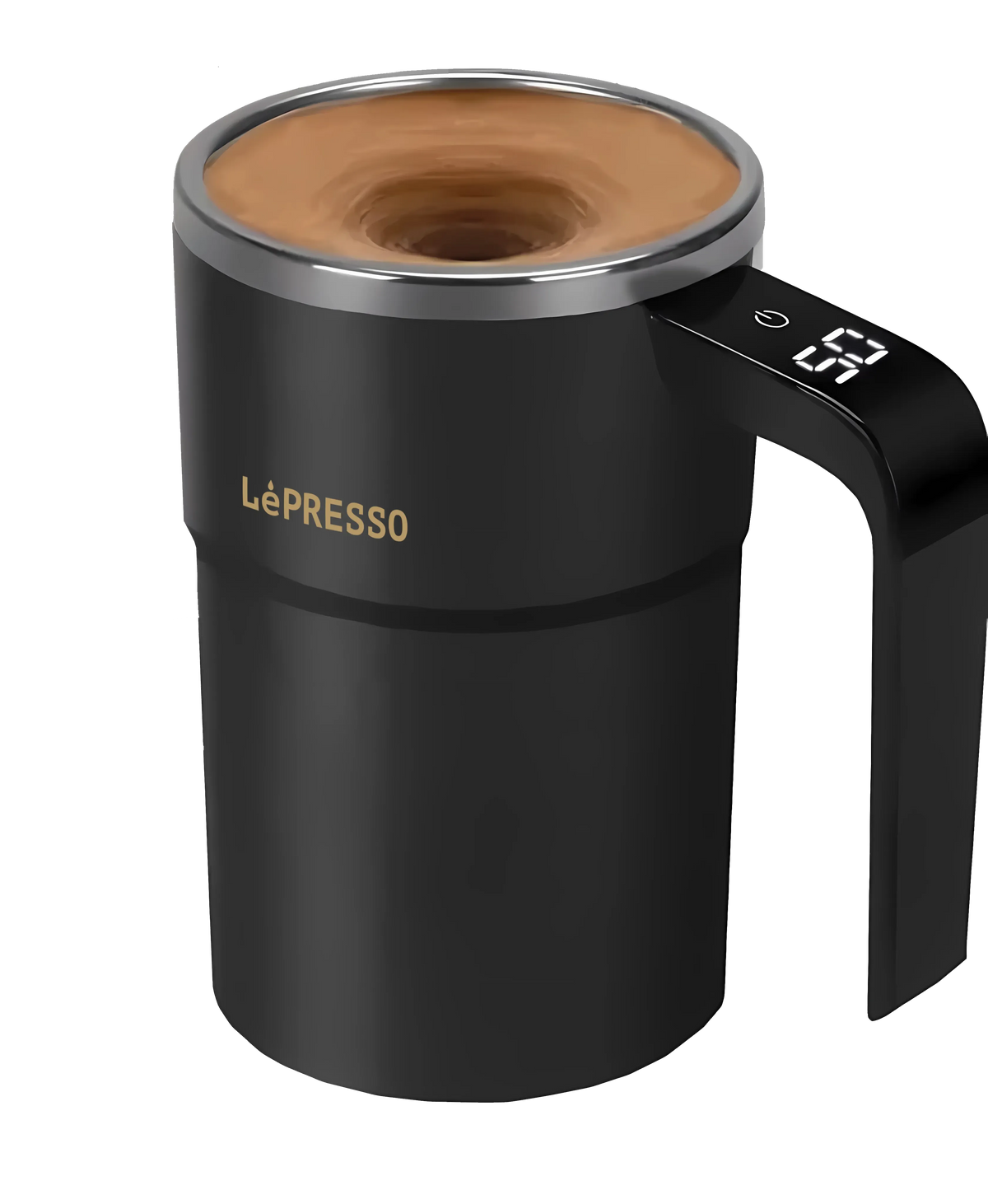 LePresso Stirmagic Auto Stirring Mug Black – image 13